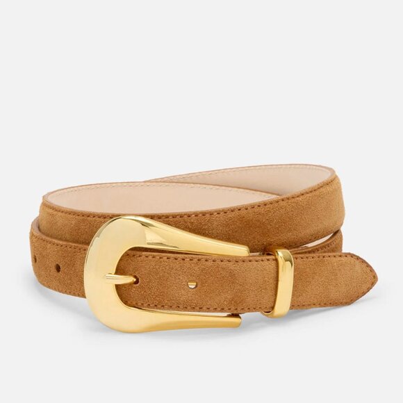 Aureum No. 17 Belt in Gold & Tan (Size XS / S)